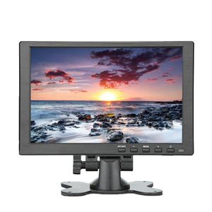 Moniteurs 10 pouces grand écran 50Hz moniteur Portable HDMIcompatible 1024*600P HD IPS affichage ordinateur moniteurs LED avec étui en cuir