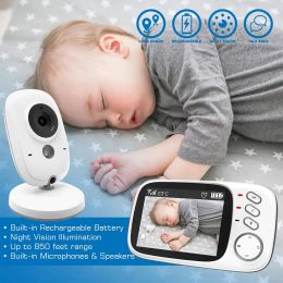 Moniteurs de 3,2 pouces sans fil vidéo de couleur bébé moniteur de bébé haute résolution bébé caméra de sécurité