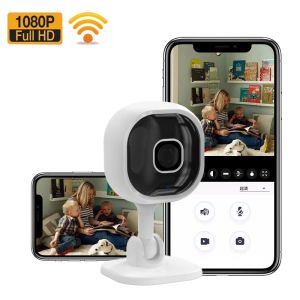 Monitores HD 1080p Baby Monitor de alta resolución Baby Nanny Security Camera Visión Noche IP Cámaras Wifi Wireless Smart Home Camera