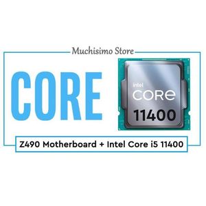 Monitores Intel Core I5 11400 Combo 1200 Msi Z490 Placa base para juegos Cpu Lga1200 Ddr4 Kit de placa base de escritorio Computadoras de entrega directa Net Ot4Wa