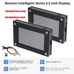 Monitores Nextion 4.3 pulgadas LCDTFT HMI Pantalla Capacitiva/Resistiva Módulo de panel táctil RGB 65K Color Intelligent Series con recinto