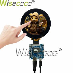 Moniteurs Cound LCD Tactile Screen 2,8 pouces, TFT, 480x480 RVB Driver Board pour l'affichage Raspberry Pi, Wisecoco