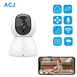 Surnomment Smart Camera 1080p 360 Angle WiFi Night Vision Webcam Video IP Camera Baby Security Monitor AI Auto Tracking for SmartLife App