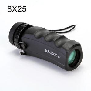 Monoculars Selling HD Monocular Telescope Binoculars 8x25 Eyepiece Focus Optical Bak4 Prism Binoculo Tourism High Clarity For Camping 231101