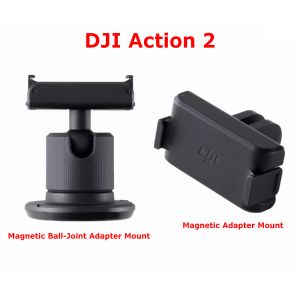 Monopodes Original DJI Action 2 Adaptateur à balle magnétique Mount 3WAY Trépied Connecteur Connecteur ACCACLOS APPACRATIONS SPORTATIQUES ACCESSIONNAIRES