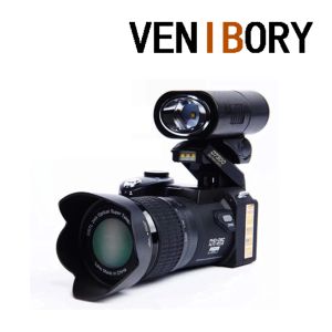 Monopods Venibory Digital Camera D7300 Trépied 33 millions de pixels Auto professionnel SLR Video Camera 24x Optical Zoom 3 HD Lens