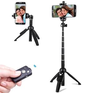 Monopods Yunteng 9928 Opvouwbare Selfie Stick Draadloze Bluetooth Afstandsbediening Uitschuifbare Selfie Stick Monopod Statief Telefoon Standhouder Mount