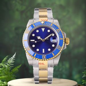 Montre de Luxe Mens Automatic Mechanical Ceramics Watches 904L Wrist Wrists Sapphire Luminal Watch Business Gold Casual Gold