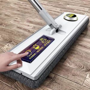 Vadrouilles JIUAN Magic Floor Mop Squeeze Mop Floor Cleaning Brosse de nettoyage rotative à 360 degrés pour Wash Floor House Home Cleaning Tools 230621