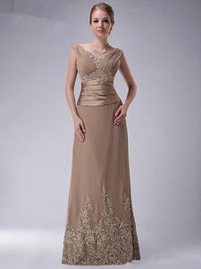 Mother of the Bride Dresses Línea de cuello en v