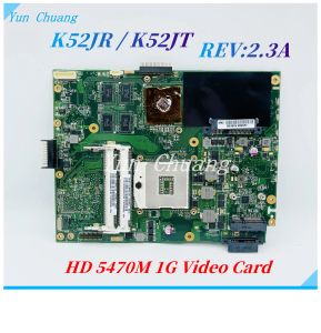 Carte mère K52JR Boîte principale pour ASUS K52JU K52JB K52JE K52JR K52J A52J X52J K52JT ordinateur portable Motherboard HD 5470M 1G GPU HM55 DDR3