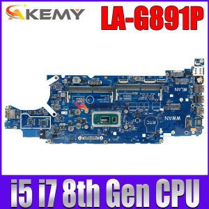 Carte mère LAG891P I5 / I7 8th Gen CPU Notebook Board Main For Dell Latitude 5400 ordinateur portable CN052T0R 0HJD1J 100% bien fonctionne