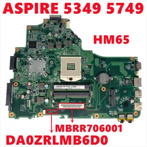 Carte mère MBRR706001 MB.RR706.001 Boîte principale pour Acer Aspire 5349 5749 Branche mère de l'ordinateur