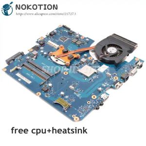 Nokotion de la carte mère pour Samsung R540 NPR540 ordinateur portable Motherboard HM55 DDR3 CPU gratuit + radiateur Bremenm Remplacez R540 par GPU ATI