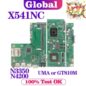 Carte mère X541N N3350 / N4200CPU GT810M / UMA NOTBOOR MAIN MANDE pour ASUS X541NA X541NC A541N R541N F541N A541NC Test de la carte mère OK