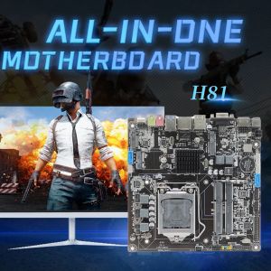 Cartes mères H81 Mini Itx Motherboard DDR3 1600 MHz 16 Go LGA1150 Desktop Motherboard SATA M PIP EXPRESS M.2 NVME PC Motherboard 1000Mbps LAN