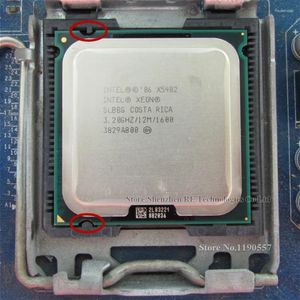 Cartes mères utilisées Le processeur XEON X5482 SLANZ 3,2 GHz 12 M 1600 MHz fonctionne sur la carte mère LGA 775