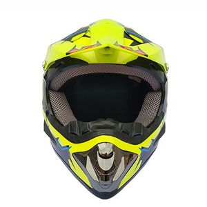 Casque de Motocross hors route ATV casques de Cross vtt DH course moto Dirt Bike Capacete avec lunettes masque gants Gift280q