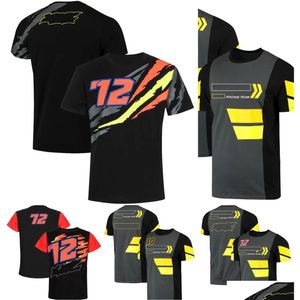 Vêtements de moto 2023 Moto Racing Team T-shirt Motocross Professional Rider Jersey Summer Mode Casual Séchage rapide Mens Drop Deliver Othow