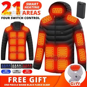Vêtements de Moto 21 zones veste chauffante électrique hommes hiver femmes USB Moto gilet chauffant manteau thermique vêtements