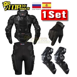 Vêtements de moto HEROBIKER Veste Armure complète Equipement Motocross Off-Road Protector Équipement de protection Vêtements Neck Set
