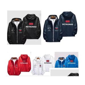 Vêtements de moto Nouvelle F1 Racing Salopette Automne et hiver Veste chaude Coton Vêtements Drop Livraison Mobiles Motos Accesseur Dhrde