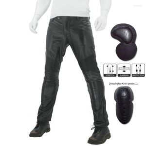 Vêtements de moto imperméable DUHAN équipement de protection pantalon en cuir PU pantalon de course de moto Locomotive Motocross