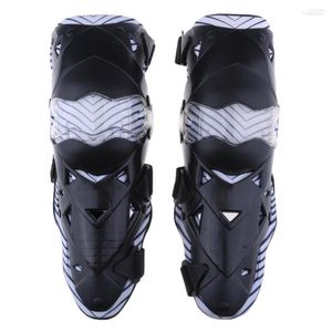 Protecteur de protège-tibia de genou de 2 pièces d'armure de moto pour la course de motocross