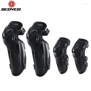 Armure de moto CE2 Scoyco, genouillères de Motocross, protection des coudes, équipement de protection pour motard, fournitures de prévention pour course de Moto, TPU EVA