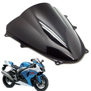 Pare-brise ABS noir transparent à Double bulle pour moto, adapté à Suzuki GSXR 1000 2009 – 2016 K9
