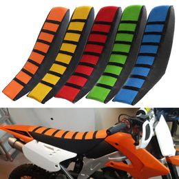 Housse de moto de haute qualité 5 couleurs universelle en caoutchouc vinyle pince housse de siège souple pour KTM pour Kawasaki pour Yamaha