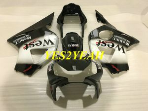 Kit de carénage de moto pour Honda CBR900RR 954 02 03 CBR 900RR CBR900 RR 2002 2003 WEST, carrosserie noir blanc + cadeaux HC48