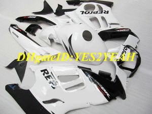 Kit de carenado de motocicleta para Honda CBR600F3 95 96 CBR600 F3 1995 1996 CBR 600 ABS Top blanco negro carenados set + regalos HQ27