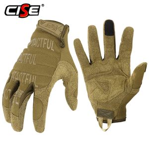 Guantes de dedo completo para motocicleta, equipo de protección para motociclista, Moto Enduro, Motocross, MTB, guantes tácticos para ciclismo para hombres