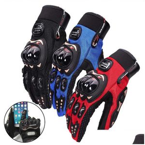 Gants de moto Probiker Hommes Guantes portables Motocross Fl Finger Protection Drop Livraison Mobiles Motos Accessoires Dhprg