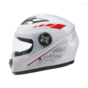 Casques De moto 2022 visière casque intégral HD Anti-buée haute qualité intégral Snowboard Moto Capacete De Moto