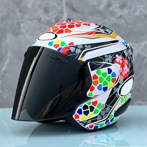 Helmets de motocicleta 3 Nakagami GP2 Half Half Helmet Men and Women Off-Road Summer Downhill Racing Mountain Crosco Capacete