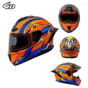 Helmets de motocicleta 6d Dot Hombres de casco aprobado Mujeres Adventure Motor Cross Enduro Sport Open Face Biker Moto Racing S-XXL