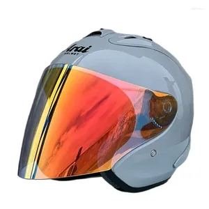 Casques de moto ECE APPROUVÉ Saison estivale SZ-RAM4 BRIGHT CEMET GRY Half Helmet Casco Casque Casque et hommes