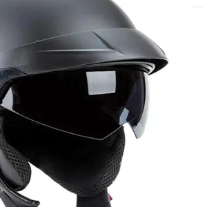 Helmets de motocicleta Medio casco Visor retráctil Fit Fit For Bike Cruiser Scooter ATV