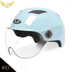 Cascos de motocicleta Casco Diseño Abierto Moto Deportes Bicicleta inteligente Hombres Scooter eléctrico Mujer Verano Kart Cross Visor Ciclomotor Seguridad