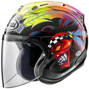 Motorcycle Helmets Helmet Open Face 3/4 SZ-5 VZ- Cycling Dirt Racing Kart Protective Russell Ghost