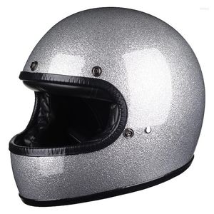 Casques De moto Haute Résistance ABS Classique Rétro Motif Japonais Casque Intégral Capacete De Motocicleta