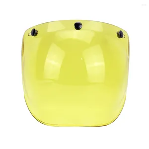 Cascos de motocicleta Jet Casco Bubble Visor Top Calidad Cara abierta Vintage Parabrisas Escudo