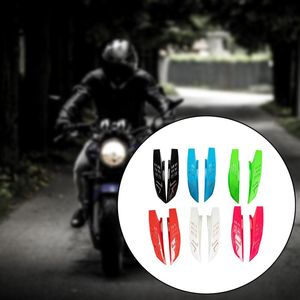 Cascos de motocicleta Casco de plástico Orejas Cuernos Protección decorativa Accesorios de motocicleta con estilo Adhesivo fuerte Piezas de decoración