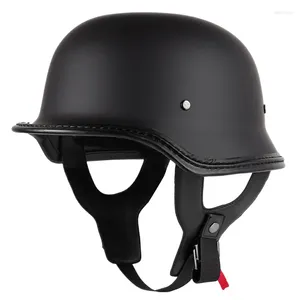 Casques de moto rétro hommes voiture électrique demi-casque été locomotive générale soldat allemand casque scoop casquette transfrontalière