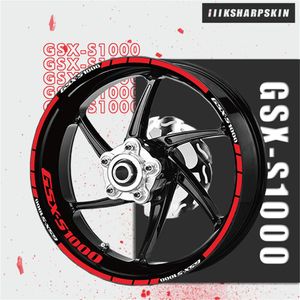 Autocollants de protection solaire pour bande intérieure de moto, logos et décalcomanies réfléchissants pour roue, film de protection 20 pièces pour SUZUKI GSXS1000 GSX-S263G