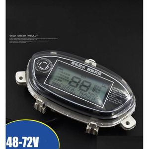 Motorcycle Instruments Electric Car LCD SN METER 48V60V72V POWER SPIEED BODERMERIE CODE CODE CODE ACCESSOIRES LOBILES BATTERIE BATTERES FLFEAT OTTON