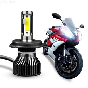 Iluminación de motocicleta 1 unidad H1 H4 H7 H11 faro LED para motocicleta 35W 6000K lámpara blanca luces antiniebla bombillas LED COB luz delantera faro para focos de MotoL231225