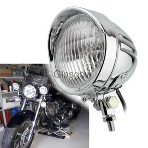 Éclairage de moto Costoms Phares Rétro Vintage HighLow Beam Head Light Pour Harley Custom Softail Dyna Cruiser Bobber Chopper Sportster x0728